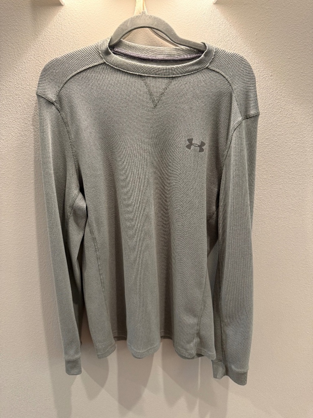 Under Armour Waffle Knit Performance Long Sleeve – Gray